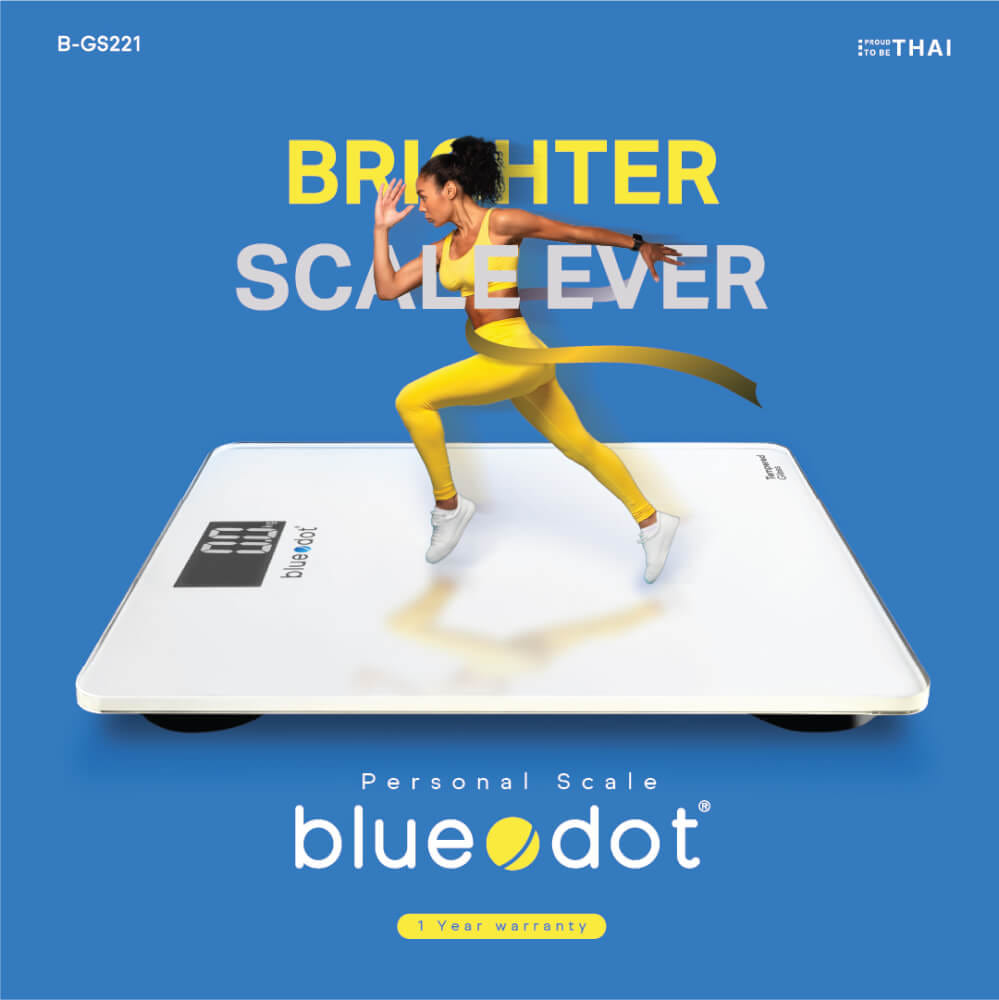 เครื่องชั่งน้ำหนัก BLUEDOT PERSONAL SCALE รุ่น B-GS221  [รับประกัน 1 ปี]_3